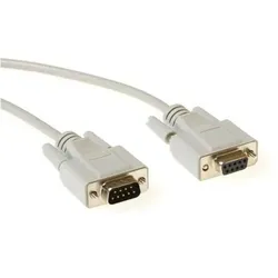 ACT Serial printercable 9-pin D-sub male (3 m), Schnittstellenkabel