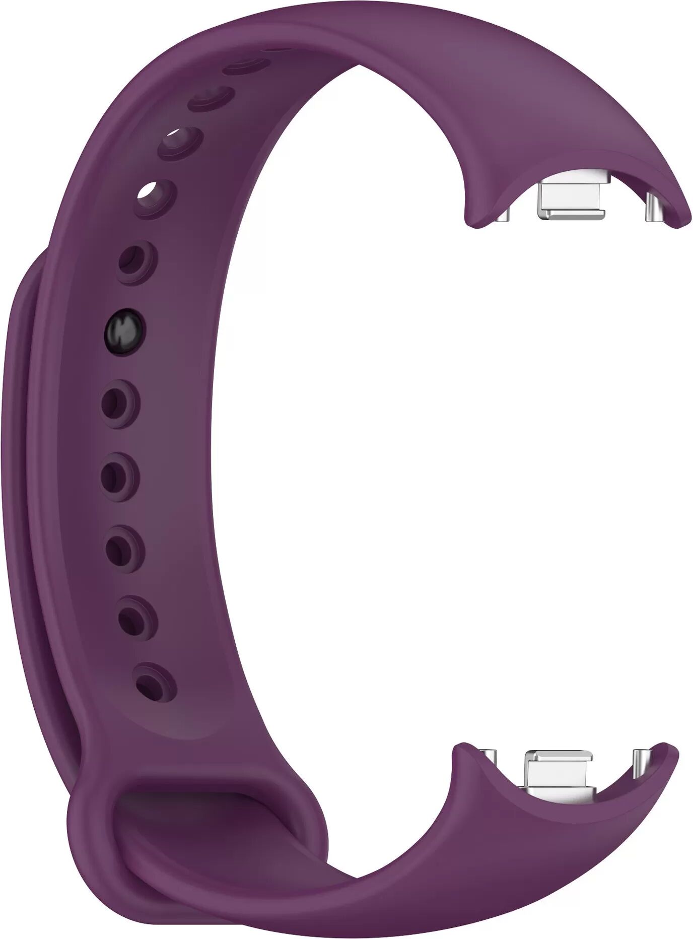 INF Stilvolles TPU-Armband, kompatibel mit Xiaomi Band 8/9 (Metal Head) Violett