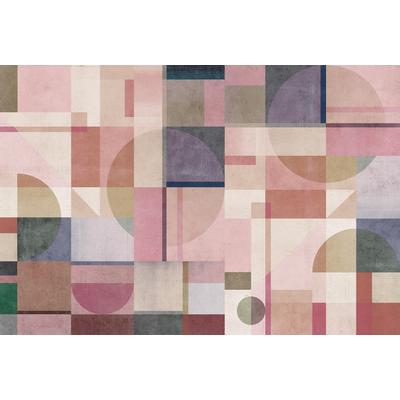 Fototapete LIVING WALLS "Walls by Patel Piazza", rosa, B:4m L:2,7m, Vlies, Tapeten, Vlies, Wand