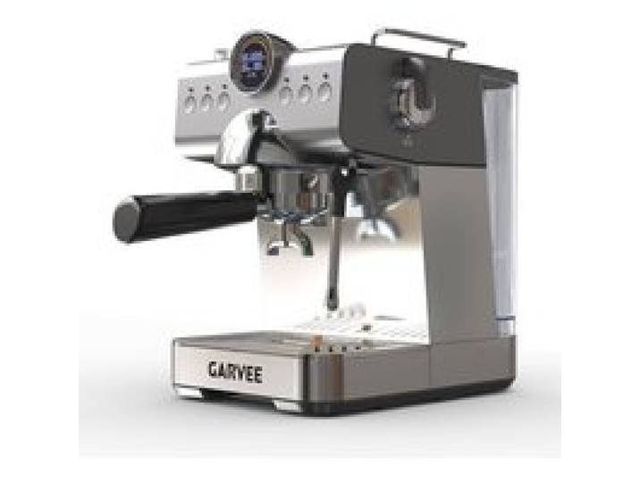 GARVEE Machine à café expresso compacte 20 bars – réservoir 1 5L – Parfaite pour café cappuccino latte – Gris