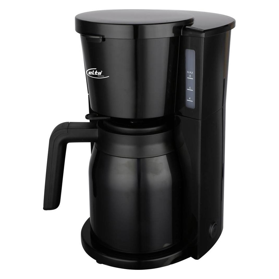 Elta TKM-900.2 Kaffeemaschine Schwarz Fassungsvermögen Tassen=8 Isolierkanne (TKM-900.2)