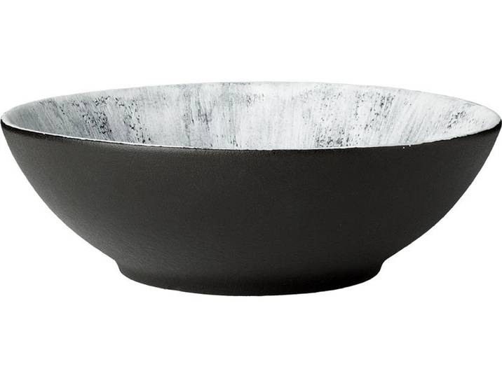 Dessertschale Lunasol Gaya Atelier Space Komet , schwarz, H:5,5cm Ø:17cm, Porzellan, Schüsseln, Dessertschale, Spülmaschinenfest