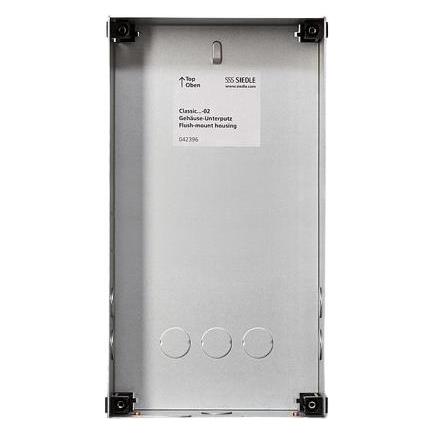 Siedle SIE GU CL 04-0 Unterputzgehäuse Classic Stahlblech verzinkt (210007734-00)