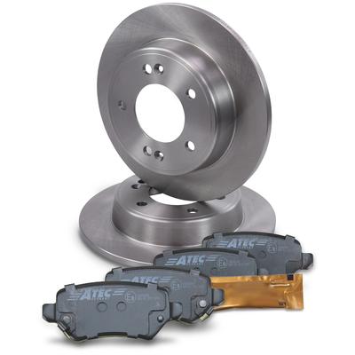 Atec Bremsscheiben + Bremsbeläge Hinterachse VOLL [Hersteller-Nr. 40577577] für Kia
