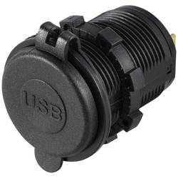 VOLTCRAFT USB-Doppelsteckdose 12-24V 4,8A mit Schutzdeckel 12/24 V VC-14491020