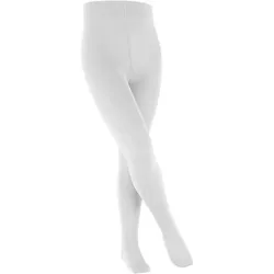 FALKE Kinder Strumpfhosen Ki FALKE Cotton Touch TI, Größe 122-128 in Weiß Weiß