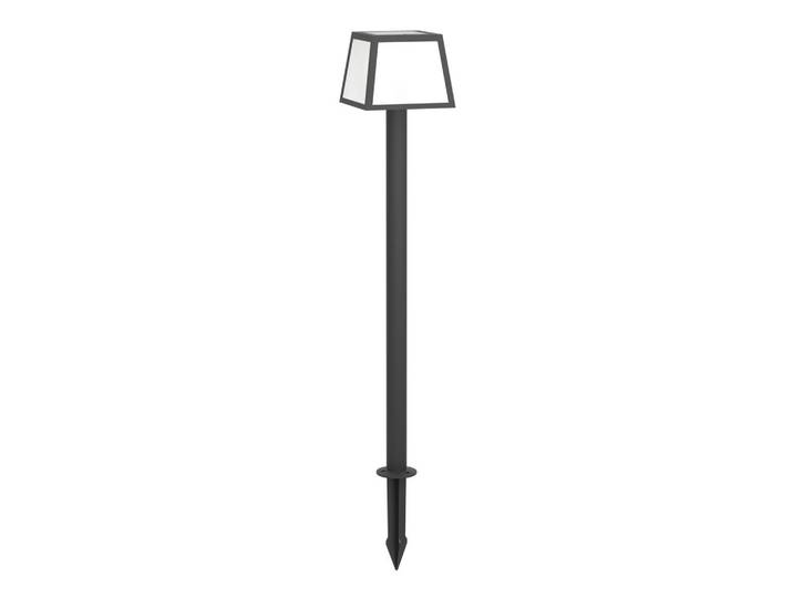 Eglo Solarleuchte, Schwarz, Weiß, Kunststoff, quadratisch, 15.5x106x15.5 cm, Bewegungsmelder, tragbar, kabellos, transportabel, Lampen & Leuchten, Außenbeleuchtung, Solarleuchten