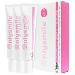OnlySmile® Zahnaufhellung Bleaching Gel 3X40 ml