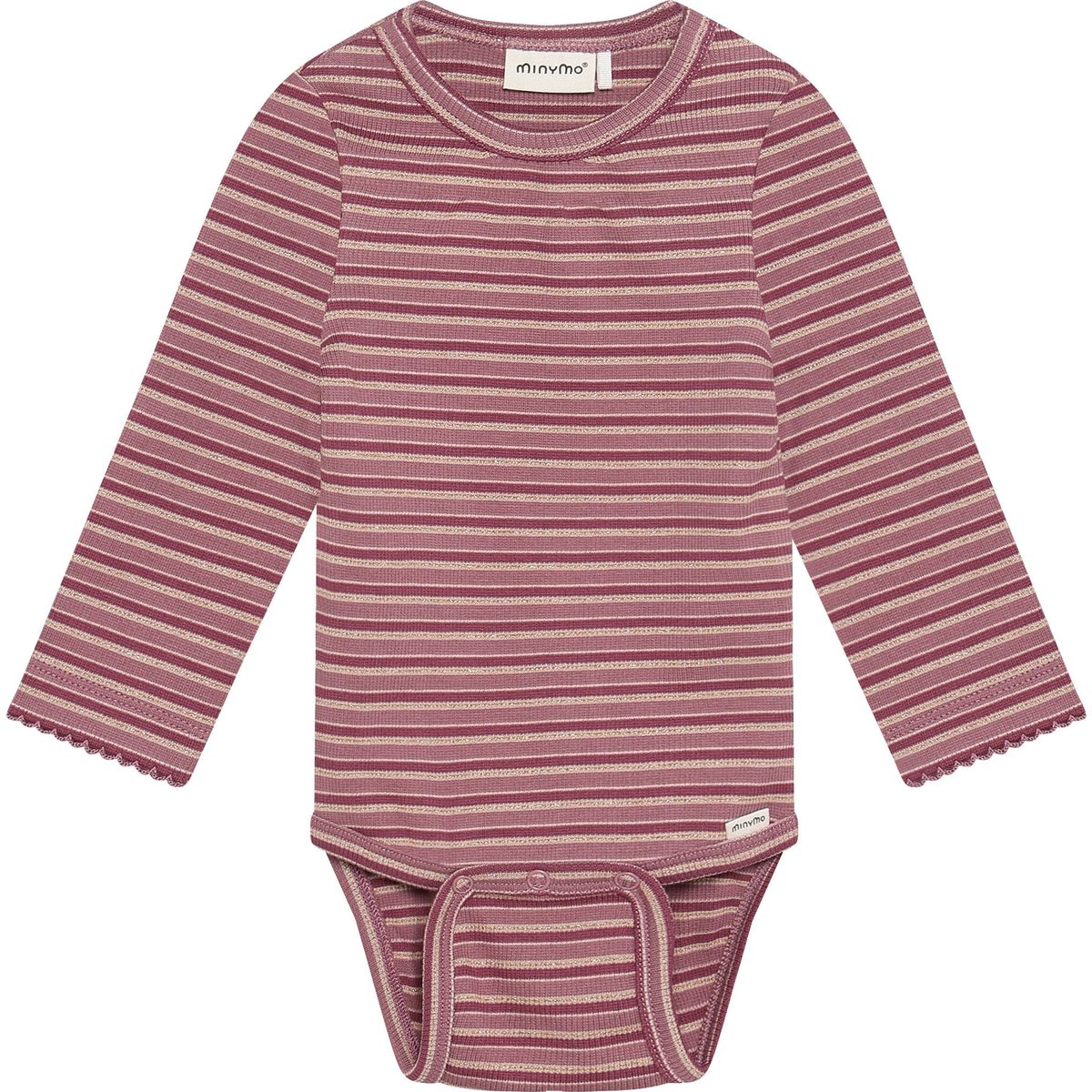 Minymo Body LS Y/D Rib nostalgia rose (6180) 92 114512-6180-92