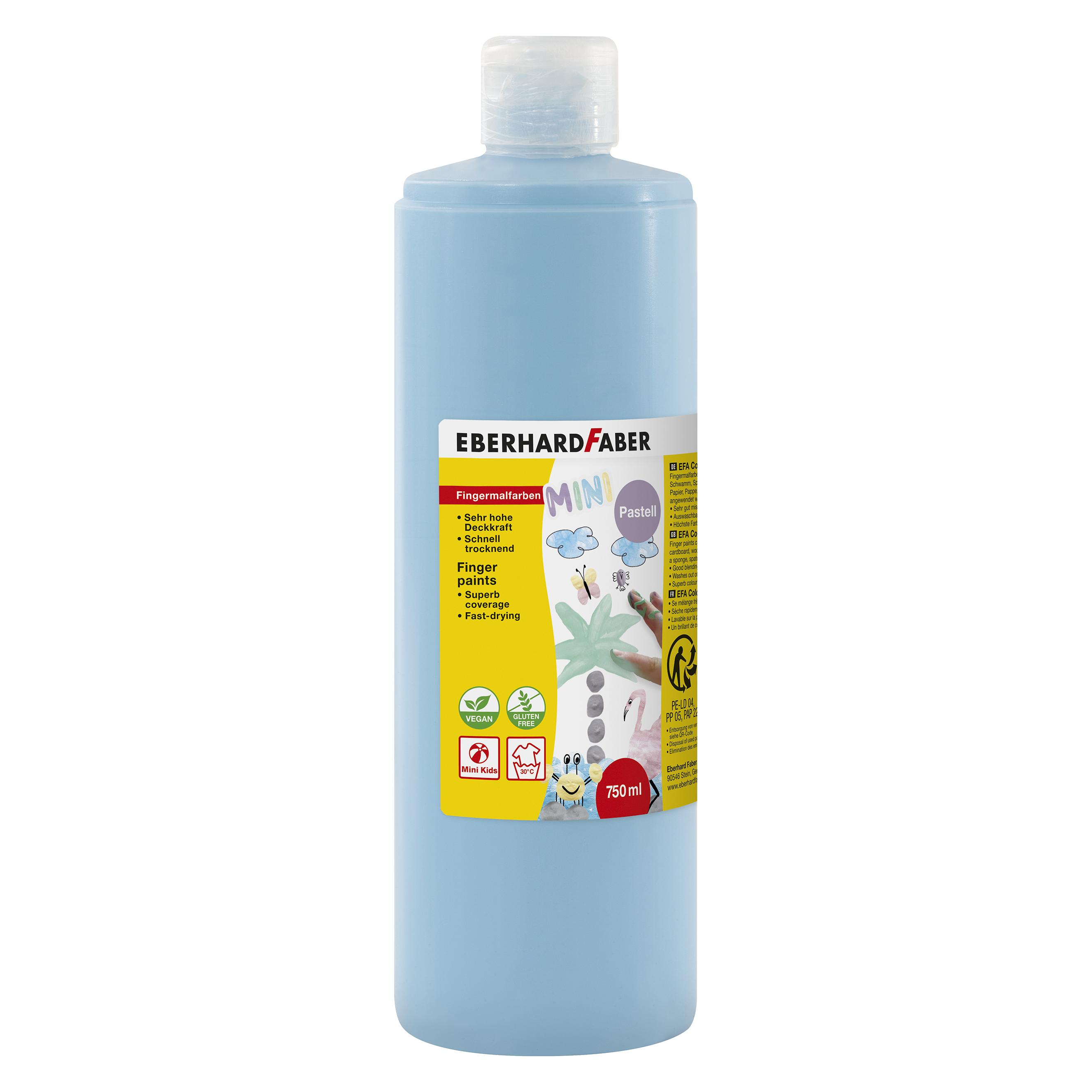 EberhardFaber EBERHARD FABER Fingerfarbe pastellblau 750,0 ml (750 ml) (578948)