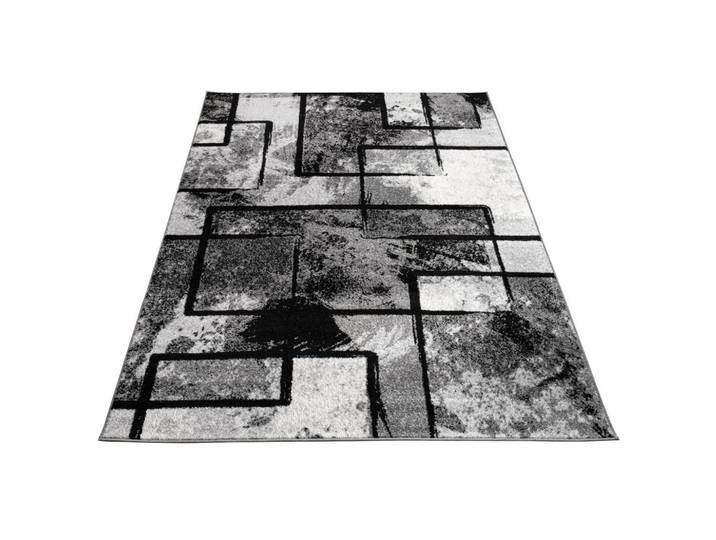 Paco Home Kurzflorteppich 200/290 cm Mondial 101, Grau, Rechteckig, 200x290 cm, strapazierfähig, für Fußbodenheizung geeignet, Teppiche und Böden, Teppiche