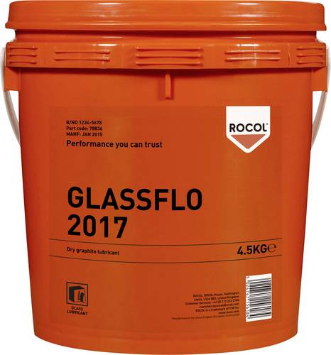 Rocol GLASSFLO 2017 GLASSFLO Trockener Graphitschmierstoff 4.5kg