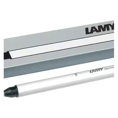 Lamy Tintenroller-Patrone T11, blau, im Blister mit Schreibspitze aus Edelstahl (5x) (1237622)