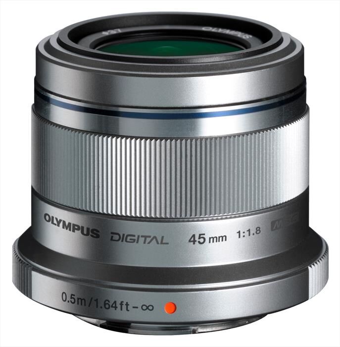 Olympus M.zuiko Digital 45mm 1:1.8-silver