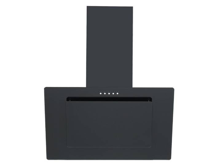PKM Wandhaube S22-60ABPH Schräghaube Randabsaugung 60 cm Schwarz Energieklasse A