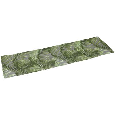 Tischläufer GO-DE, grün, B:40cm L:140cm, Baumwolle, Polyester, Tischdecken, (L/B): 140x40 cm