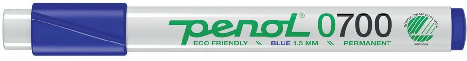 PENOL Märkpenna 0-700 perm 1,5mm blå