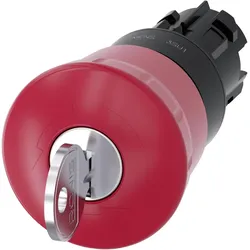 Siemens Emergency stop pushbutton, 22mm, red, Schalter + Taster, Rot