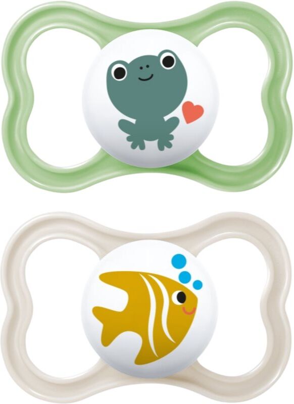 MAM Air 6+ months tétine Green/ Grey 2 pcs