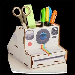 Mustard, Schreibtisch Accessoire, - Polaroid DIY Pen Pot - 10 cm x 8 cm