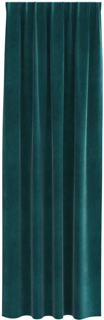 17 Stories Curtains Polyester 140Cm Sound-Absorbing Forest Green 140cm Width x 225cm Drop