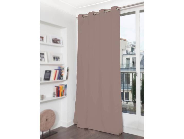 Rideau phonique oeillets beige mc8220 140lx260h moondream