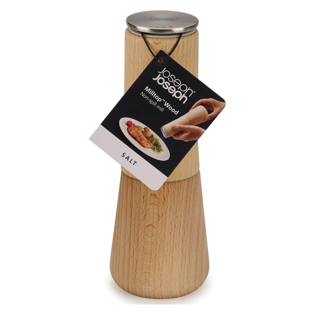 Joseph Joseph Milltop Wood Krümelfreie Salzmühle (Salz) (20191)