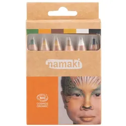 Haut-Farbstifte - Set Wilde Tiere 6x2,1g