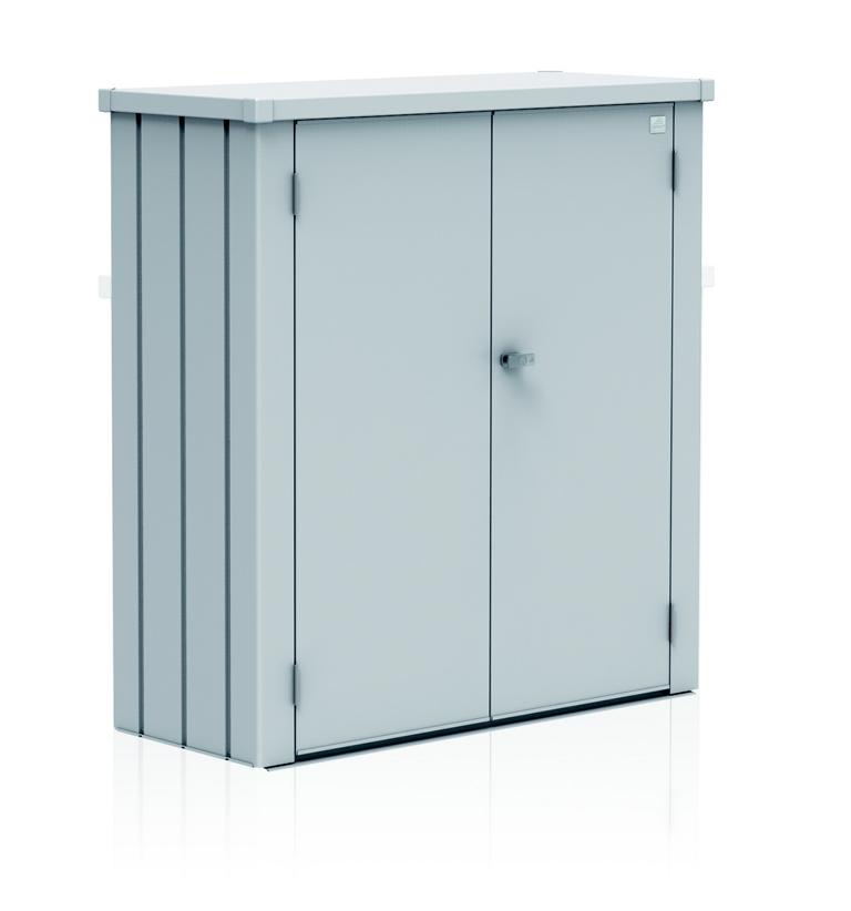BIOHORTGARTE Terrassenschrank Romeo Gr. M silber-metallic 16891788