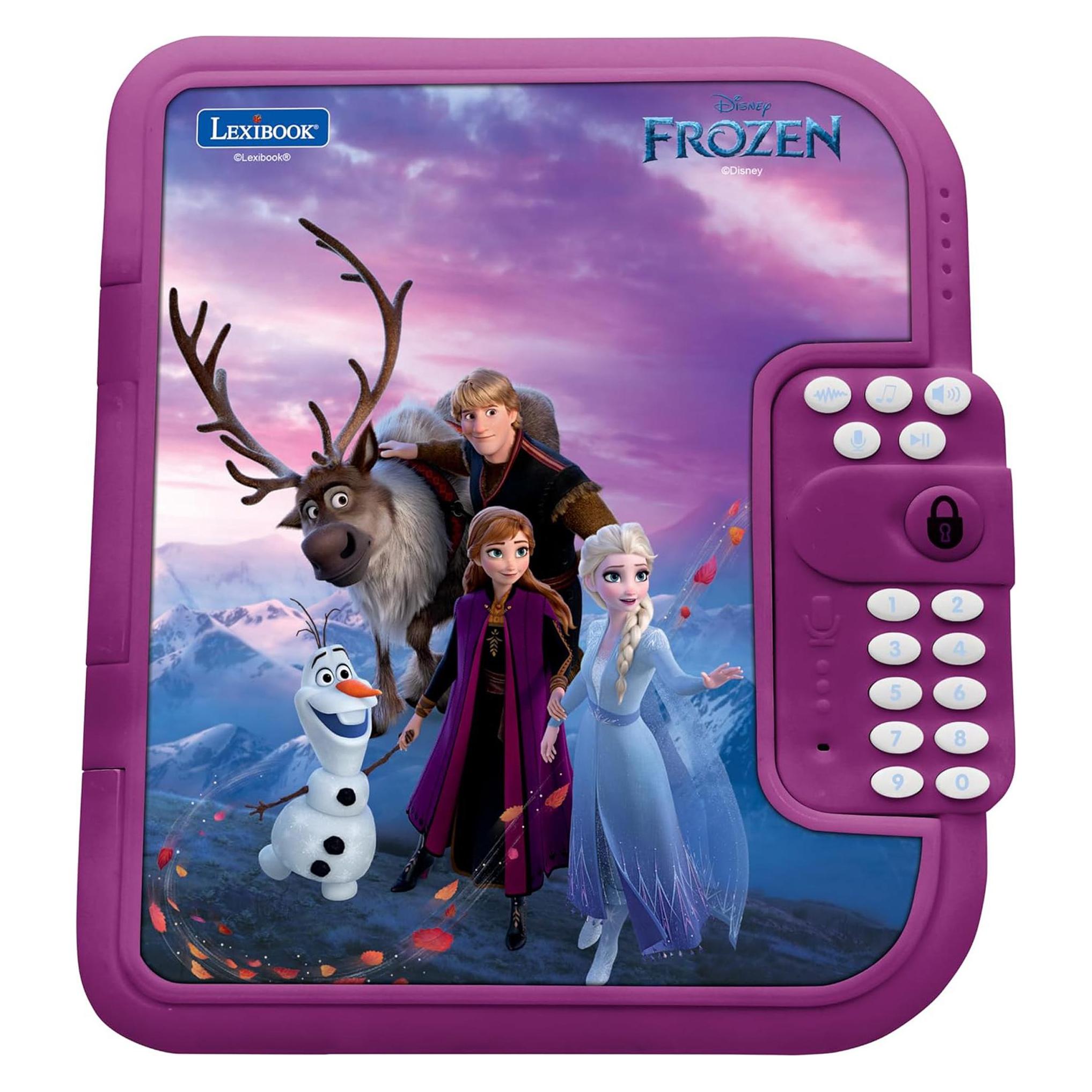 Lexibook Disney Frozen Geheimtagebuch mit Notizbuch (Multilingual) (SD50FZ)