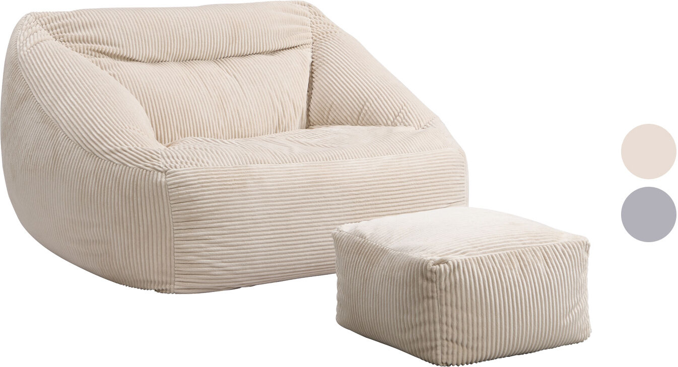 HOME DELUXE Sitzsack »COZY«, inkl. Hocker