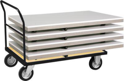 Schiebebügelwagen, 1400x800 mm RAL 9005