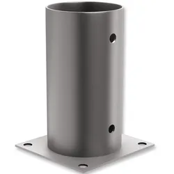 Aufschraubhülse, ø 80 x 150 mm, 2 mm stark, Stahl feuerverzinkt