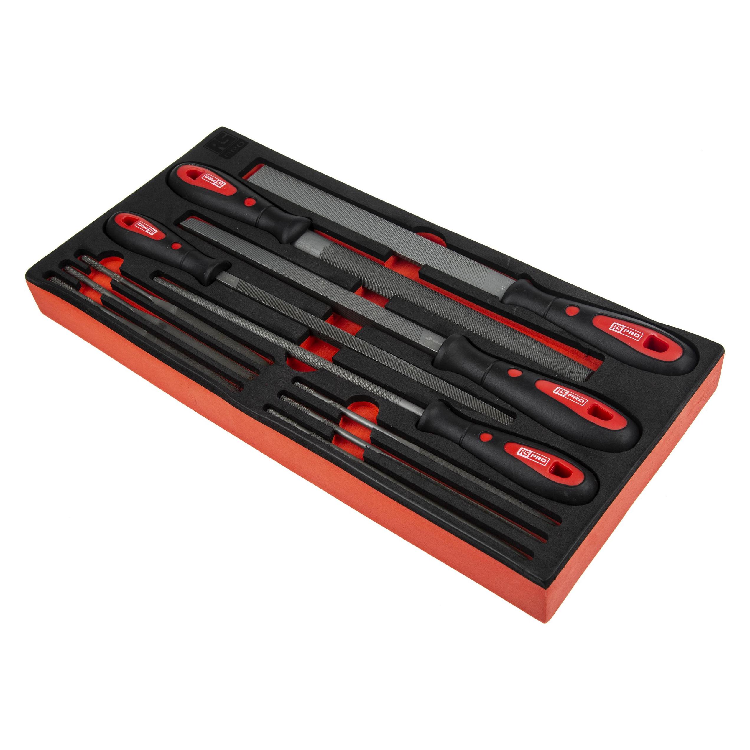 RS PRO 11pc Standard and Needle File Set (200 mm) (8335953)