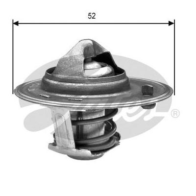 GATES Thermostat, Kühlmittel TH24488G1 für MAZDA Suzuki HONDA PLYMOUTH KIA MITSUBISHI