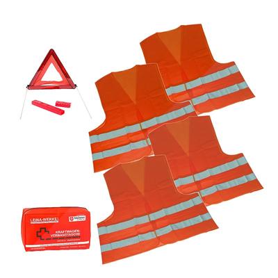 Thomatex Verbandtasche + Warndreieck + 4x Warnweste [Hersteller-Nr. 10840070]
