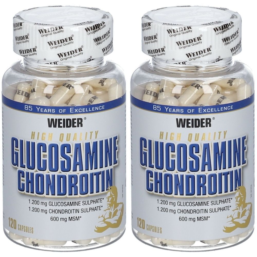 Weider Glucosamine Chondroitin + MSM 2x 2x120 St Kapseln