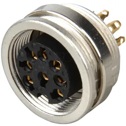 LUM KFV 80 - Einbaukupplung, Frontmontage, IP40, 8-pol