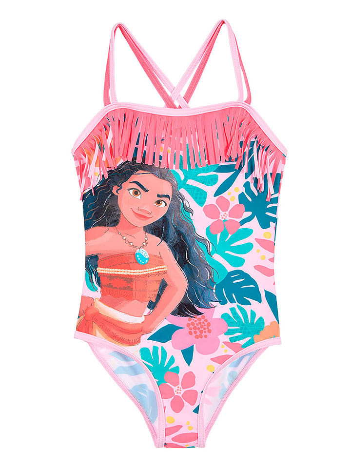 Disney Vaiana Badeanzug "Vaiana" in Rosa/ Bunt - 104