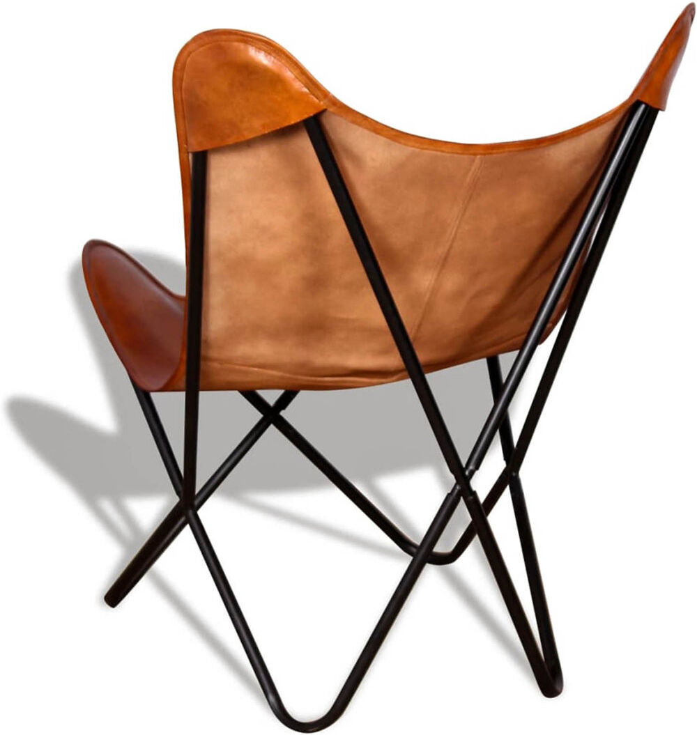 META Upholstered Butterfly Chair 90cm H X 74cm W X 66cm D