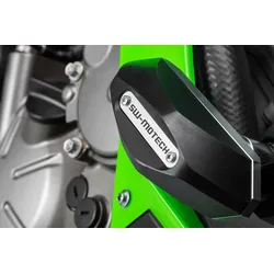 SW-Motech Sturzpad-Kit - Schwarz. Kawasaki Ninja ZX-6R 636 (13-23).