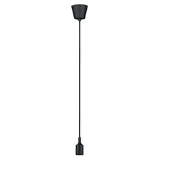 Paulmann 50381 Neordic Pendelleuchte Ketil E27 max. 60W Schwarz dimmbar Silikon/Kunststoff