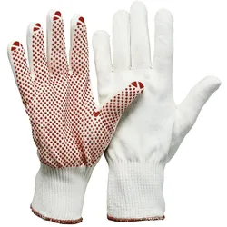 Einweghandschuhe weiss weiß - 1400-GR.7 - weiß