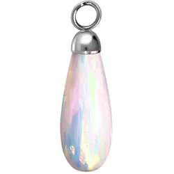 Synthetischer Opal Anhänger für Clicker TROPFEN