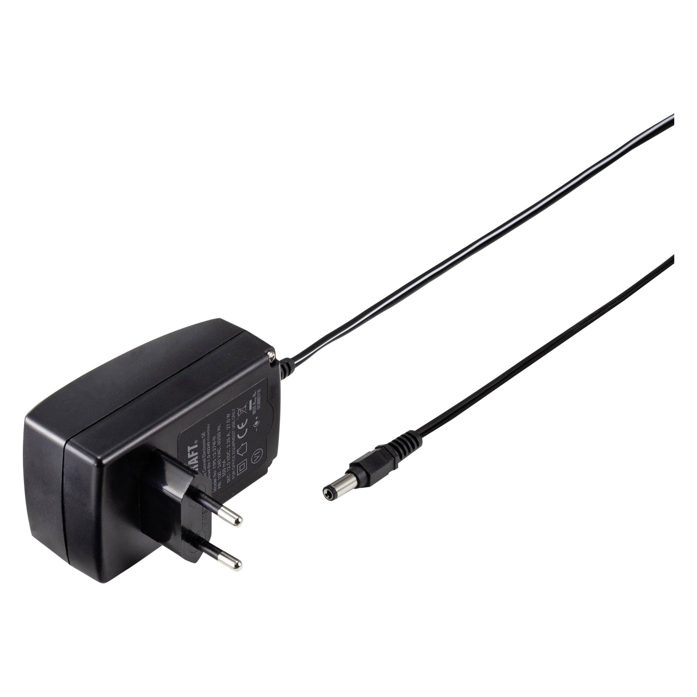 Voltcraft Festspannungs-Steckenetzteil FPPS 12-27W-N (VC-11320935)
