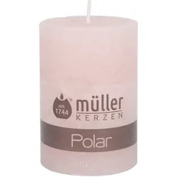 Stumpenkerze POLAR ROSE (DH 6,80x10 cm) - DH 6,80x10 cm