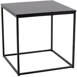 Ebuy24 Viggo Couchtisch Ecktisch schwarz.