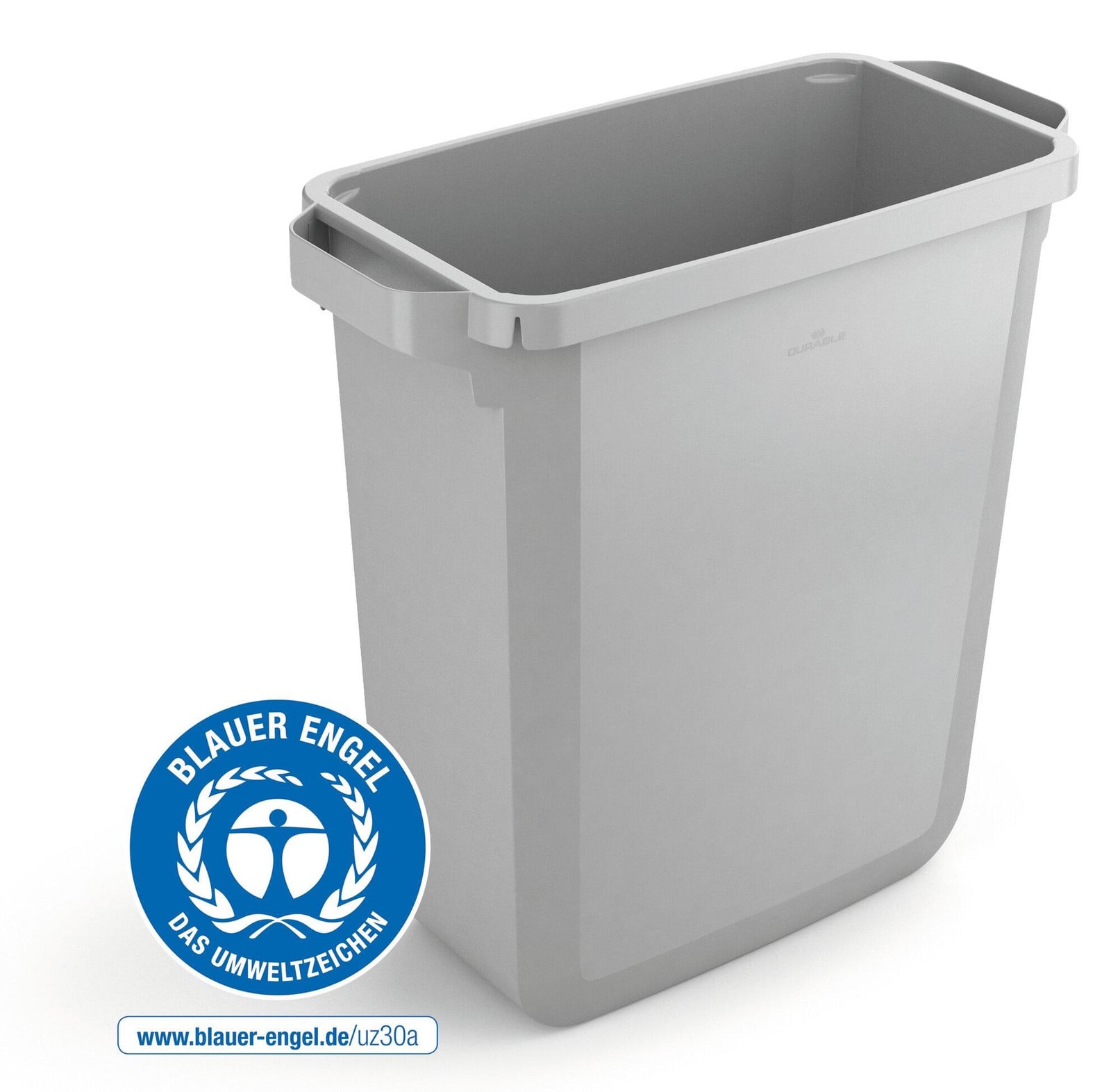 DURABLE DURABIN ECO Afvalcontainer 60L, 6 stuks, Grijs