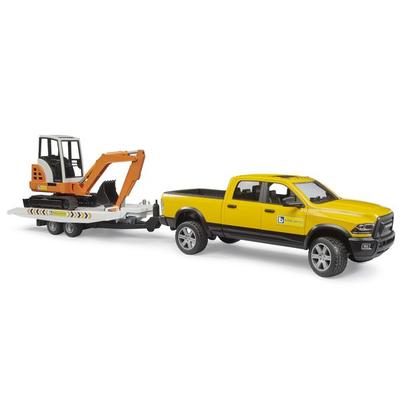 RAM 2500 Power Wagon Rental Service+Anhänger+Minibagger