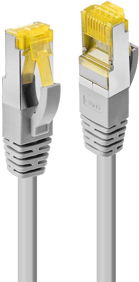 Lindy 0.5m Cat.7 RJ45 S/FTP LSZH Network Cable, Grey